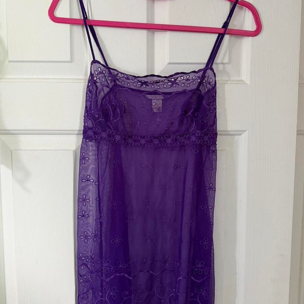 Victorias Secret Purple Babydoll slip Dress